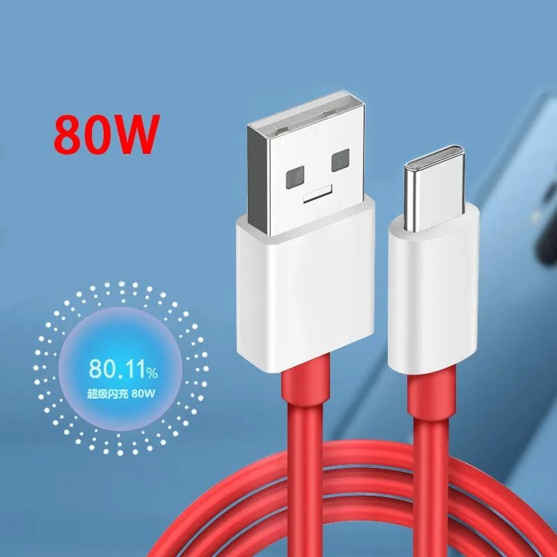 Official OnePlus SuperVOOC 80W 6.5A Fast Charge Cable