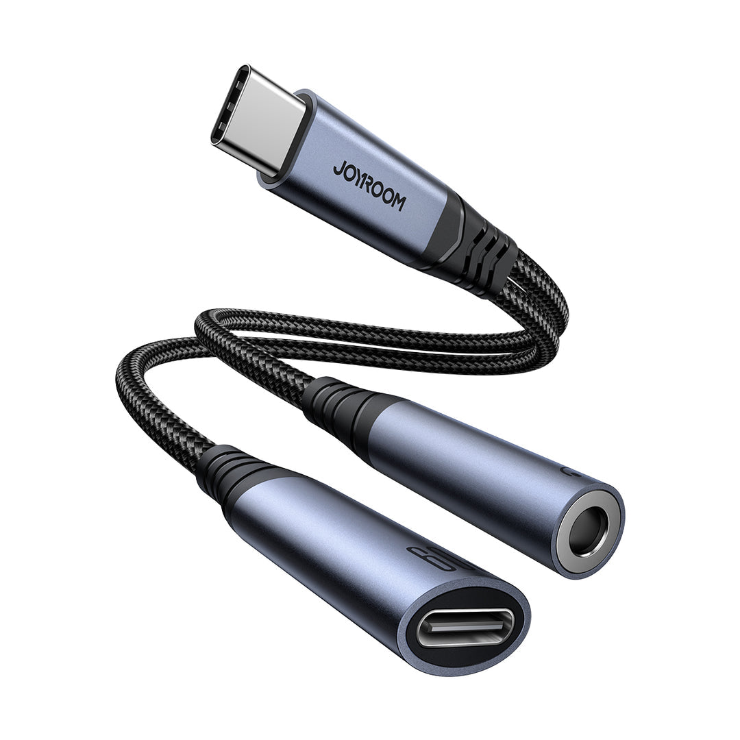 Joyroom SY-C02 2-in-1 USB-C to 3.5mm Gaming Adapter