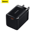 Original Baseus 30W PD GaN3 USB-C Fast Charger Power Adapter with Foldable Plug