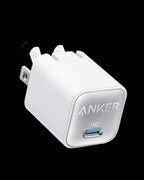 Original Anker Lott USB C GaN Charger 30W, 511 Nano 3 Pro