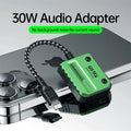 Plextone GS1 2-in-1 Lightning to 3.5mm Gaming Adapter