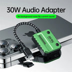 Plextone GS1 2-in-1 Lightning to 3.5mm Gaming Adapter
