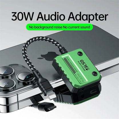 Plextone GS1 2-in-1 Lightning to 3.5mm Gaming Adapter