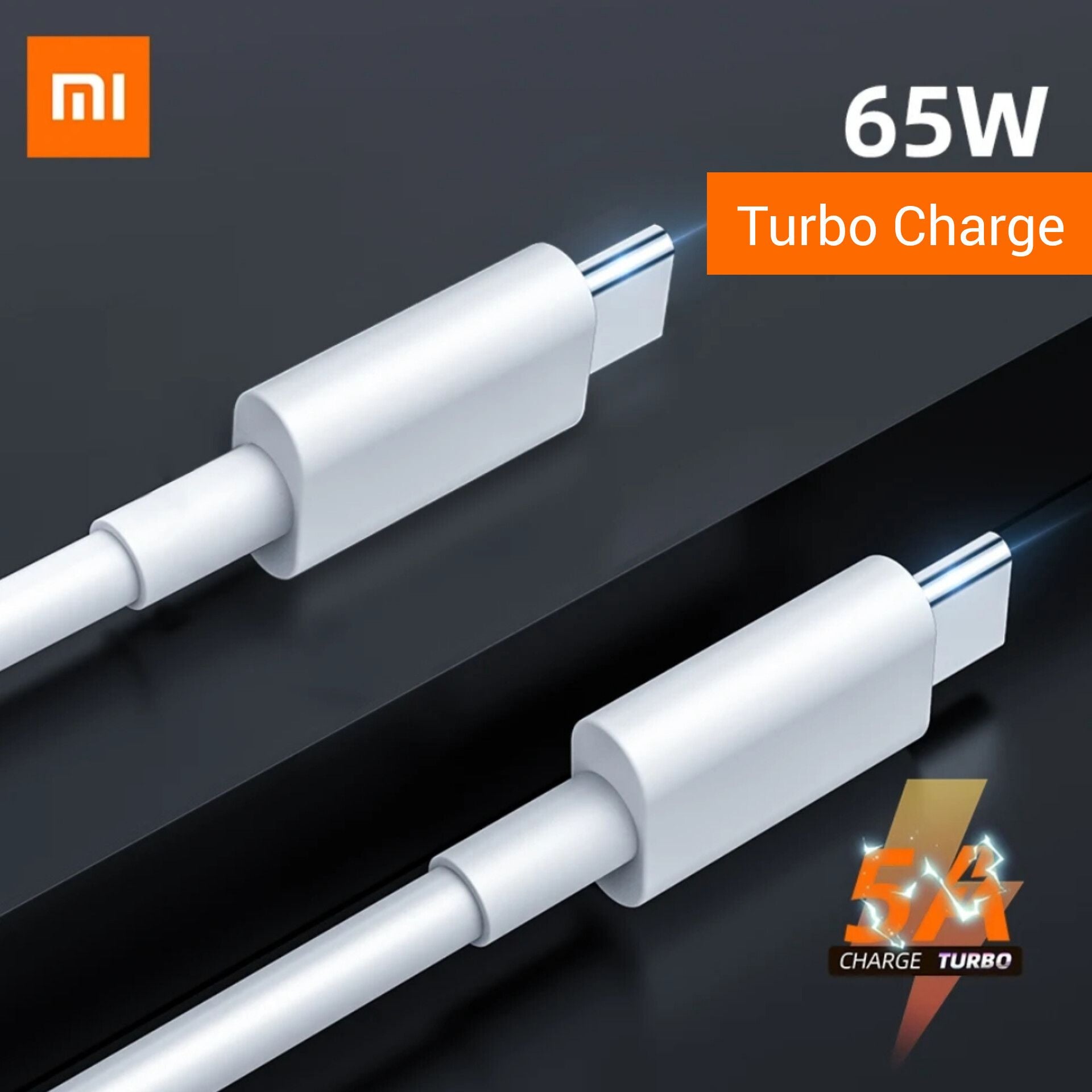 Xiaomi 65W 5A PD Type C To Type C Charging Cable