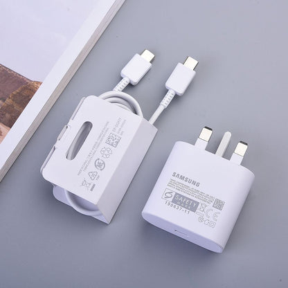 Samsung 25W UK Plug Super Fast Charger 3 Pin USB Type C