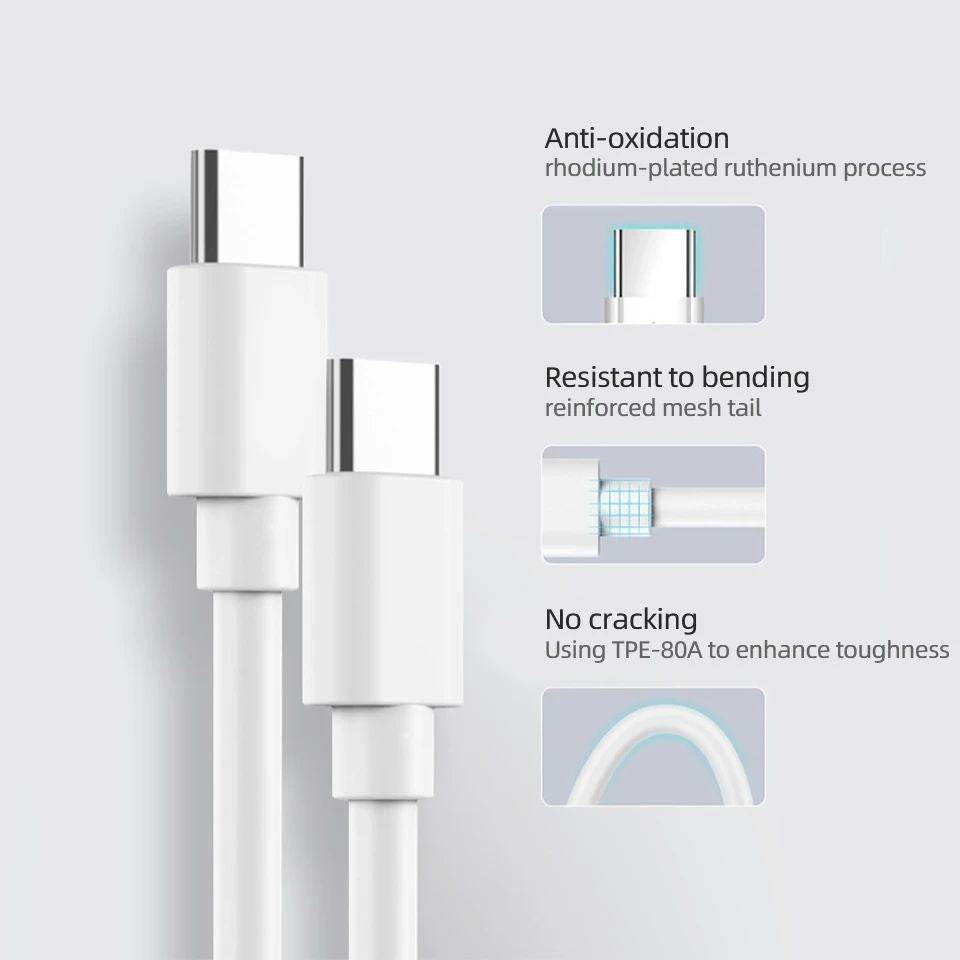 Xiaomi 65W 5A PD Type C To Type C Charging Cable