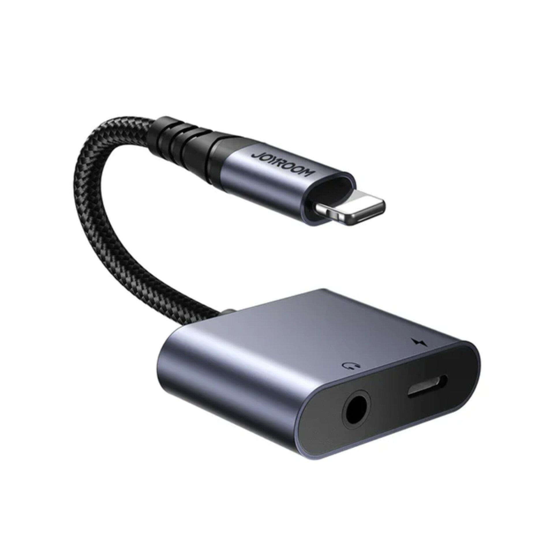 💯 Original Joyroom SY-L01 2-in-1 Lightning to 3.5mm Audio Adapter