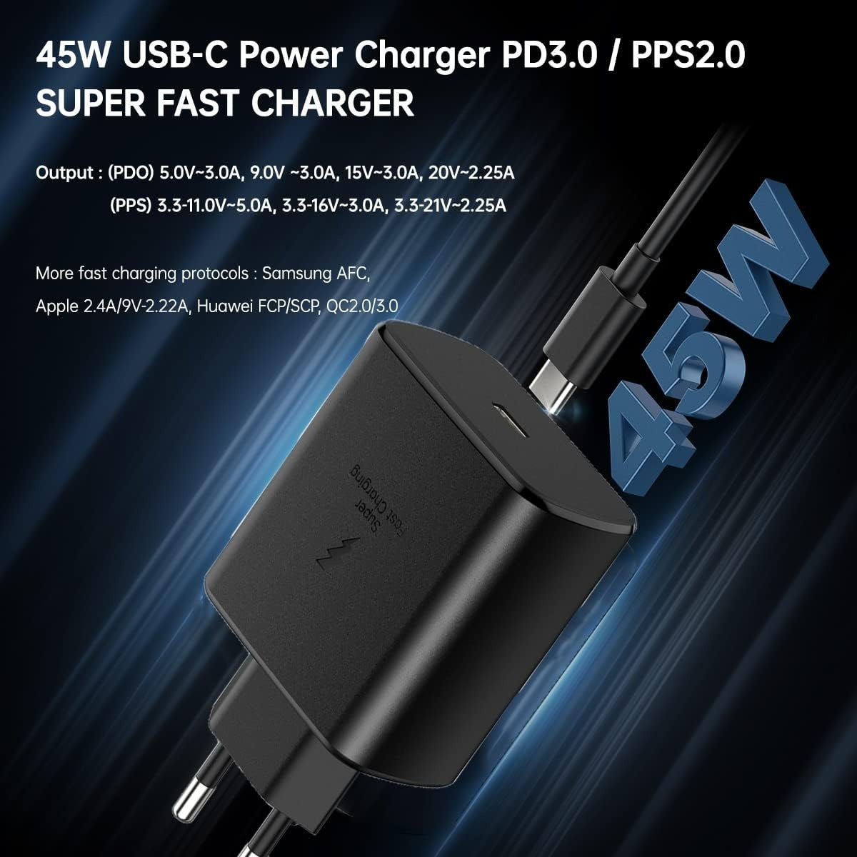 Samsung 45W PD Charger Super Fast Charger