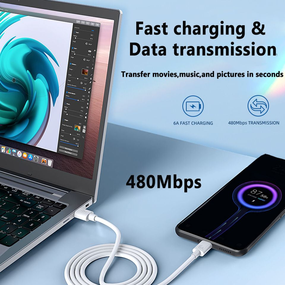 Xiaomi 65W 5A PD Type C To Type C Charging Cable