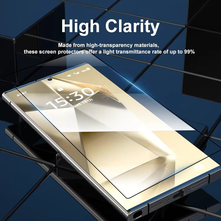 Samsung Galaxy S25 S24 Ultra HD Glass Full Cover 9H HD Tempered Glass Screen Protector