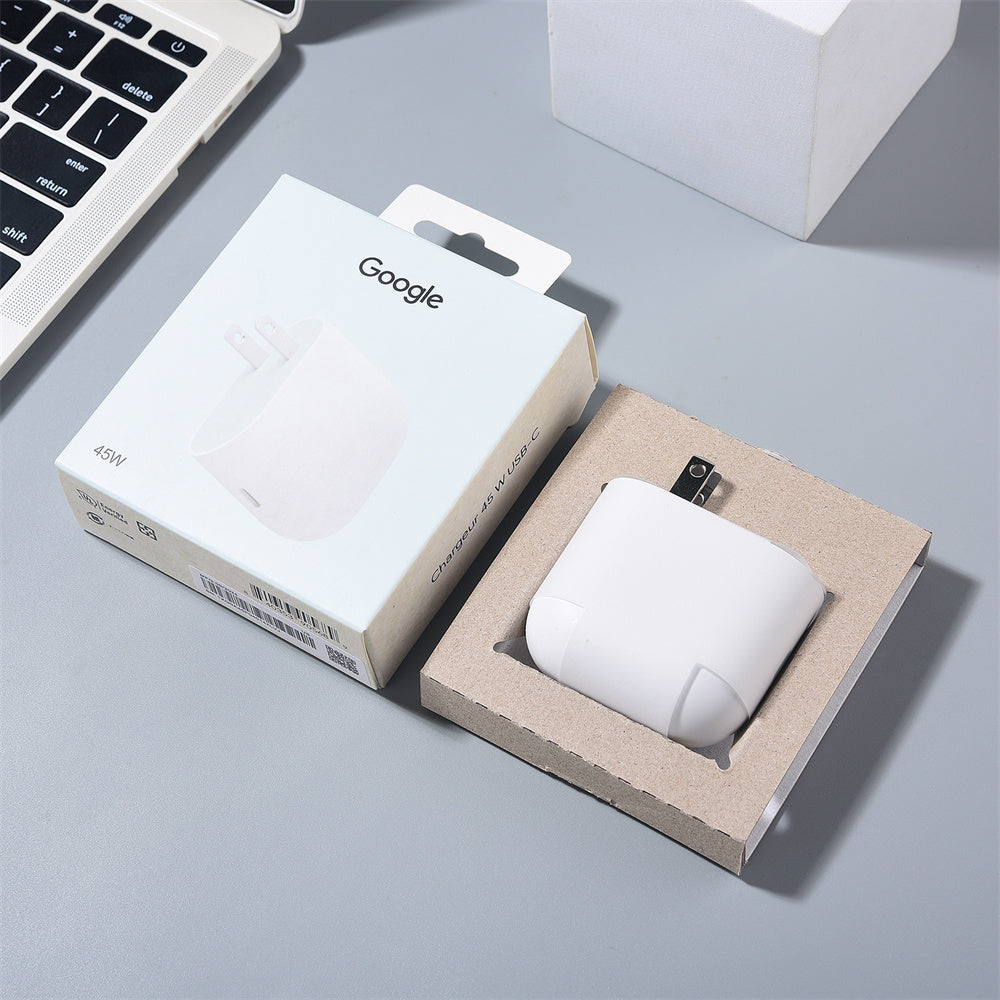 Google Pixel 45W book Charger US Plug Fast Charging Power Adapter