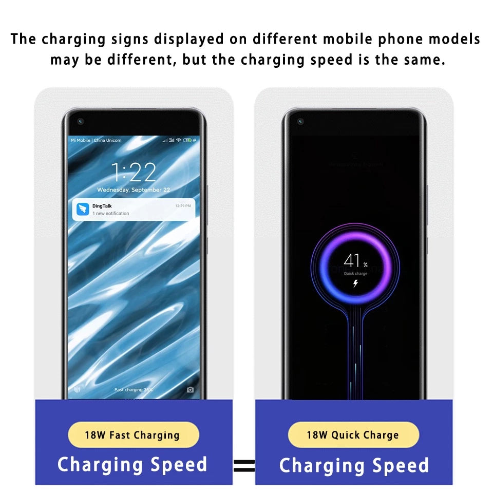 Original XIAOMI 18W US Quick Charging Adapter