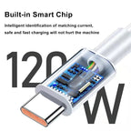 100% Original Xiaomi 120W 6A  Fast Charging Cable