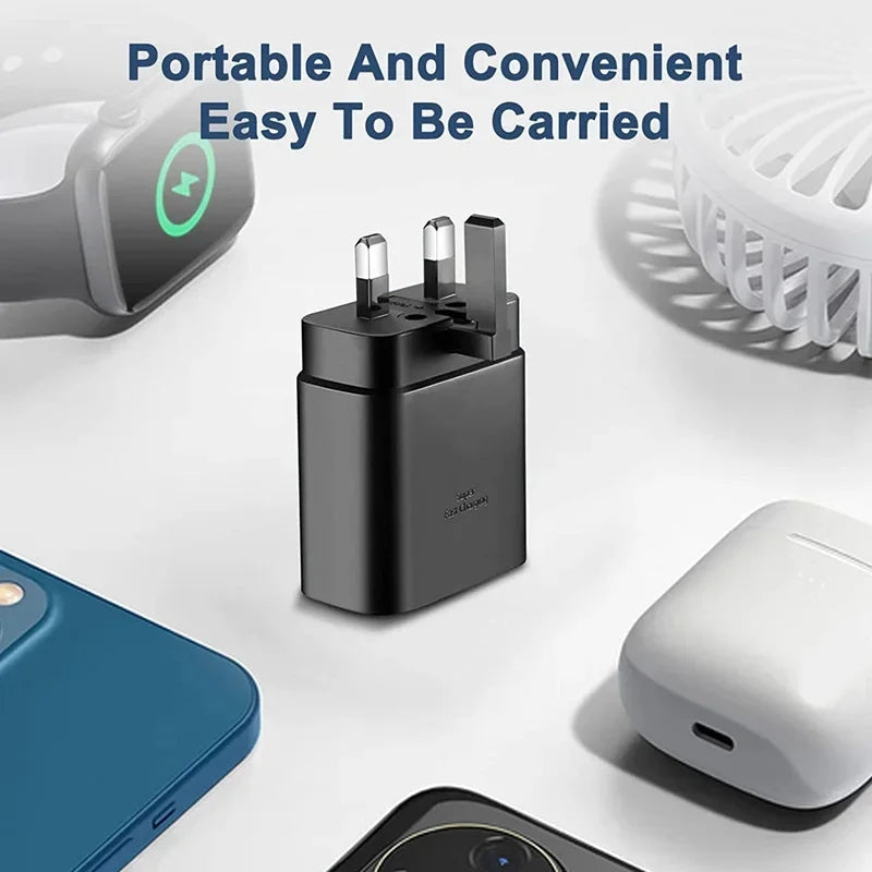Samsung 45W PD UK Pin PPS Super Fast GaN Charger UK Plug