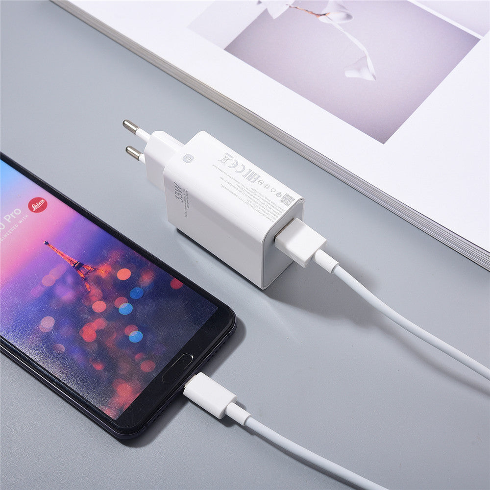 100% Original Xiaomi Charger 33W Fast Turbo Charger