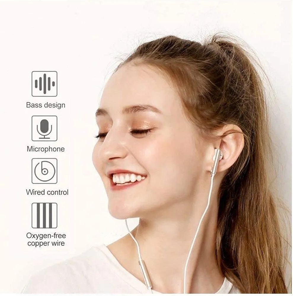 💯 Original Huawei AM115 In-Ear Gaming Earphones with Mic & Volume Control - 3.5mm Jack