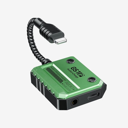 Plextone GS1 2-in-1 Lightning to 3.5mm Gaming Adapter