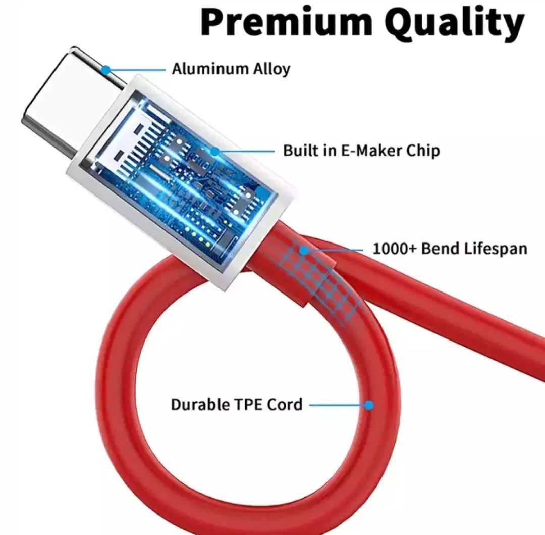 OnePlus 65W Warp Charge C-to-C Cable