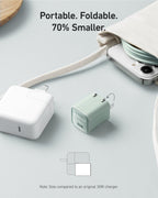 Original Anker Lott USB C GaN Charger 30W, 511 Nano 3 Pro