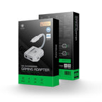 Plextone GS1 2-in-1 USB-C to 3.5mm 60W Gaming Adapter