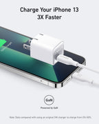 Original Anker Lott USB C GaN Charger 30W, 511 Nano 3 Pro