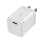 Original Baseus 30W PD GaN3 USB-C Fast Charger Power Adapter with Foldable Plug