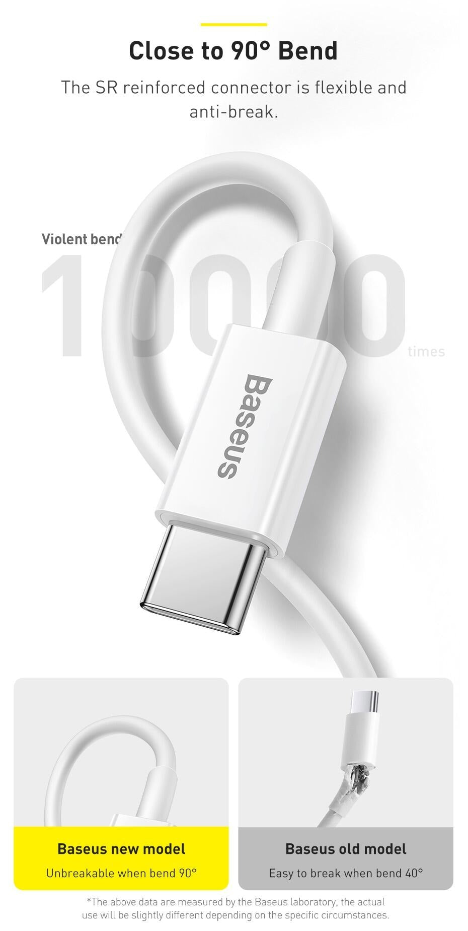 100% Original Baseus 20W PD Fast Charging Type-C to Lightning Cable