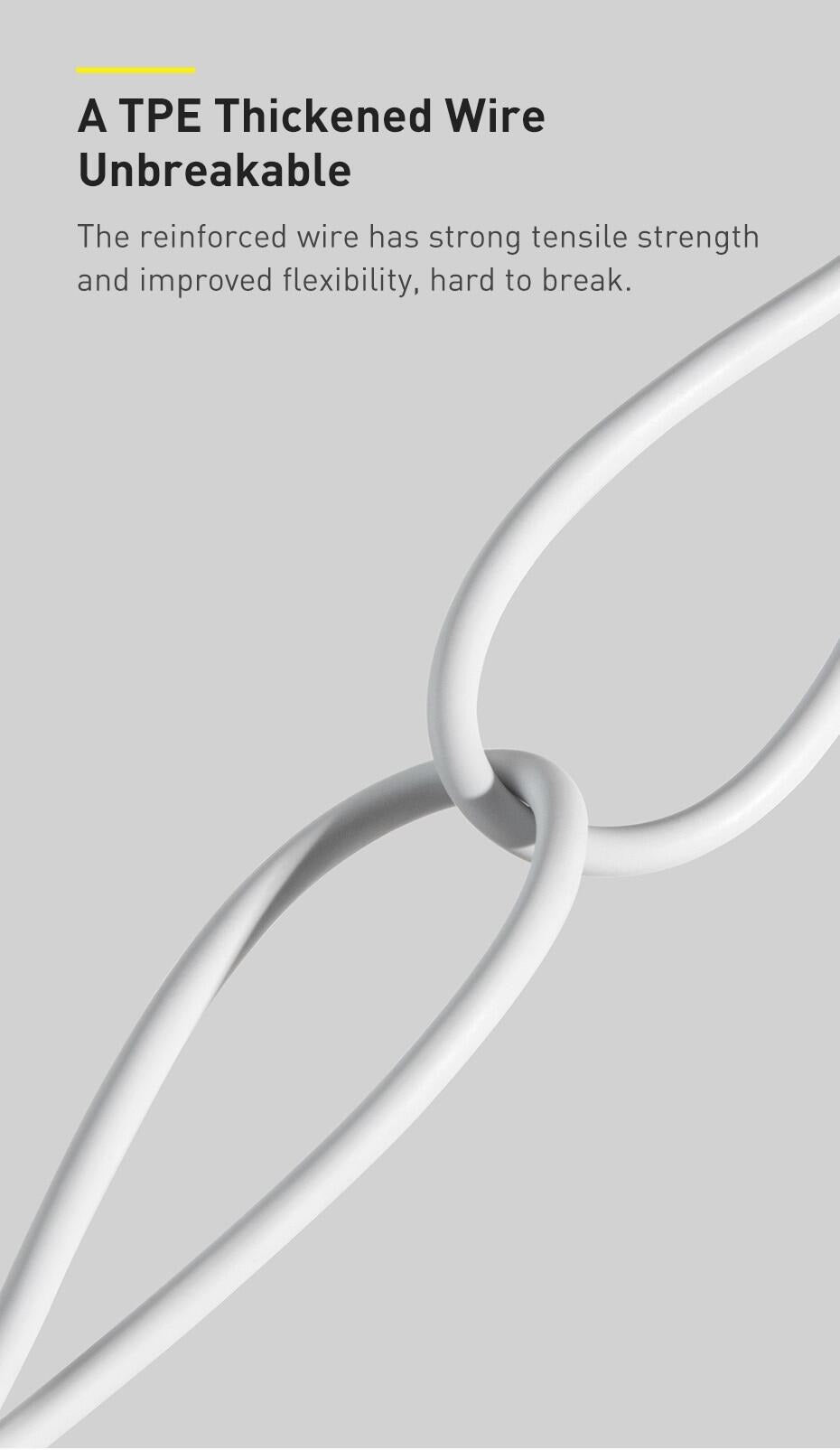 100% Original Baseus 20W PD Fast Charging Type-C to Lightning Cable