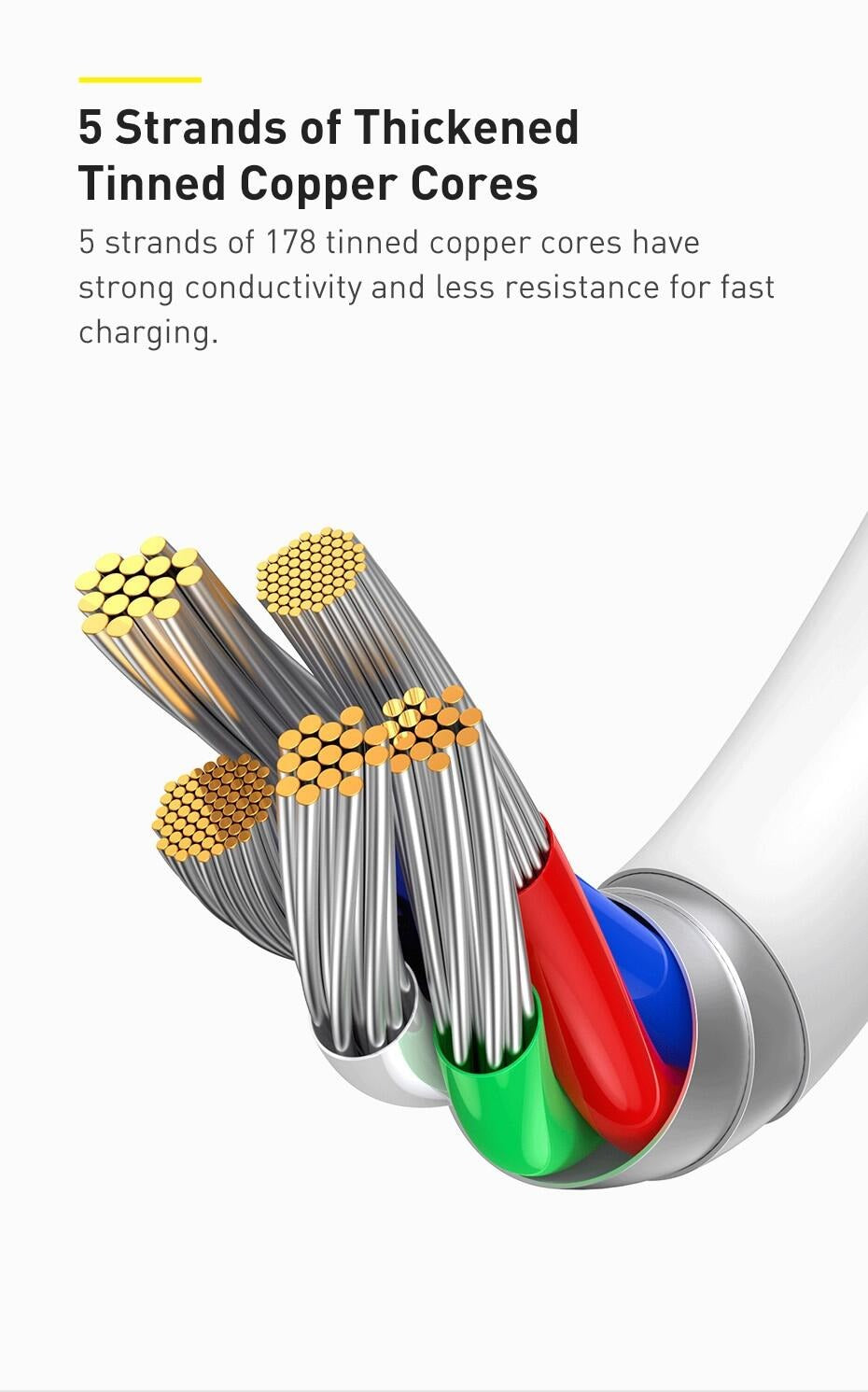 100% Original Baseus 20W PD Fast Charging Type-C to Lightning Cable
