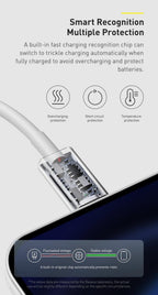100% Original Baseus 20W PD Fast Charging Type-C to Lightning Cable
