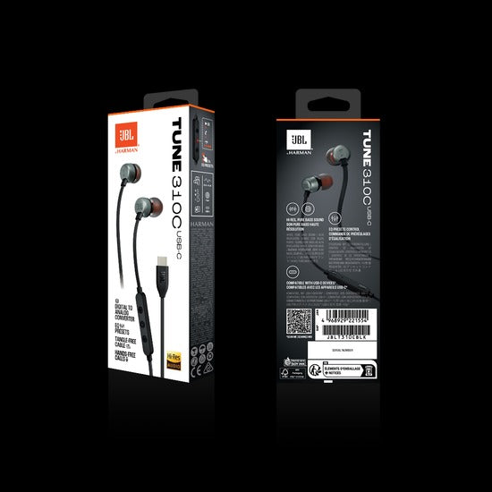 💯 100% Original JBL Tune 310C USB-C In-Ear Headphones