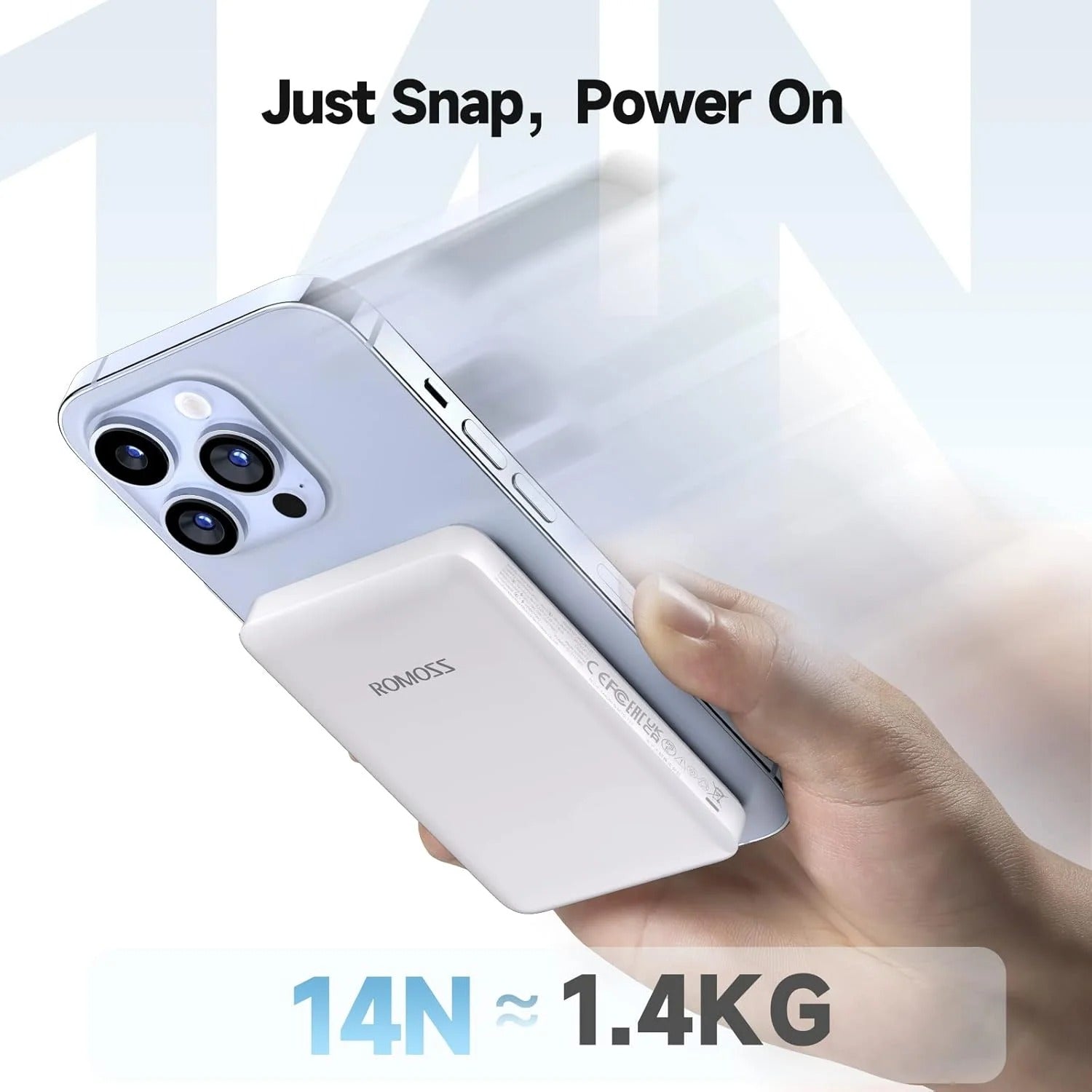 ROMOSS 30W 10000mAh Magnetic Wireless Power Bank