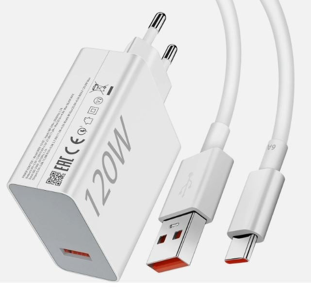 100% Original Xiaomi 120W Fast Charger