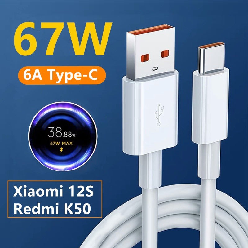 Xiaomi 67W 6A Turbo Charging Cable